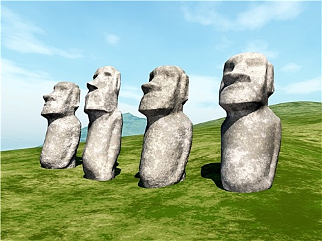 复活节岛石像