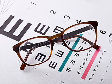 眼镜,医学检查,图表