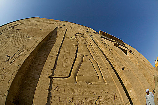 柱子,墙壁,艺术,康翁波神庙,尼罗河,河,埃及