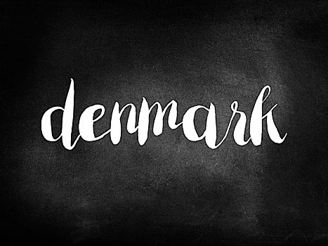 丹麦,书写,黑板