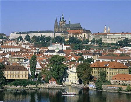 捷克共和国,布拉格,大教堂,城堡