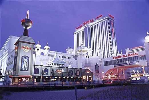 泰姬陵赌场酒店,大西洋市,新泽西,美国