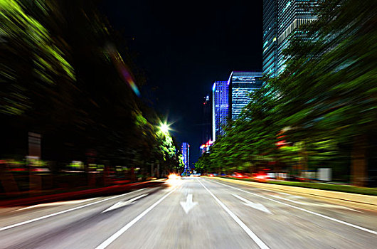 夜景,街道,公园