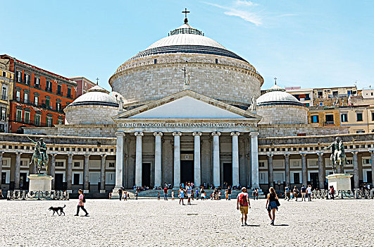 圣弗朗西斯教堂,那不勒斯,坎帕尼亚区,意大利,欧洲