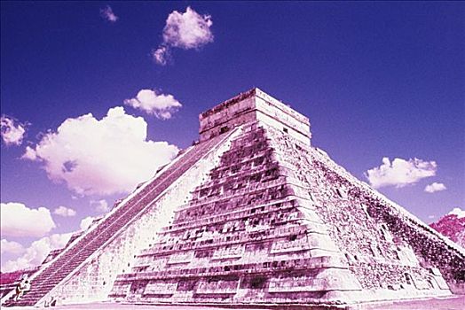 卡斯蒂略金字塔,奇琴伊察,玛雅,墨西哥