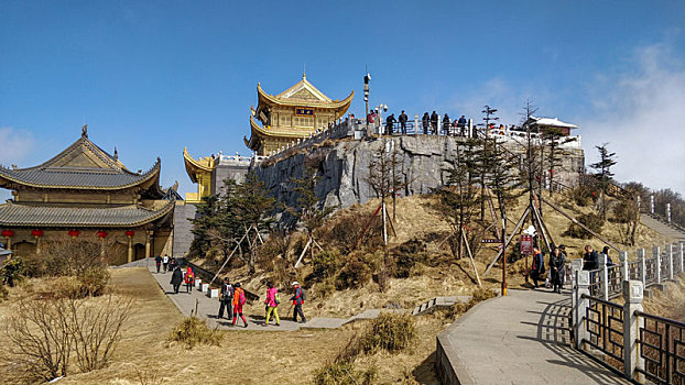 峨眉山金顶