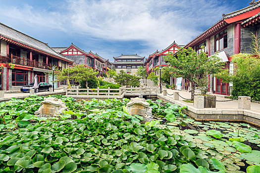 山东省青州宋城中式传统建筑