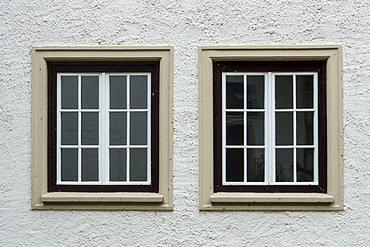 两个,窗户,背景