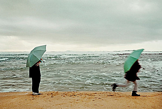 伞,海洋