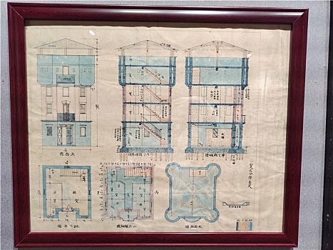 苏州园林博物馆,特别展,碉楼图纸