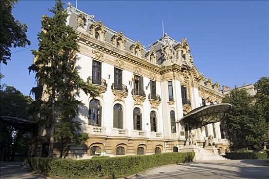 宫殿,博物馆,布加勒斯特,罗马尼亚