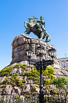雕塑,基辅,城市