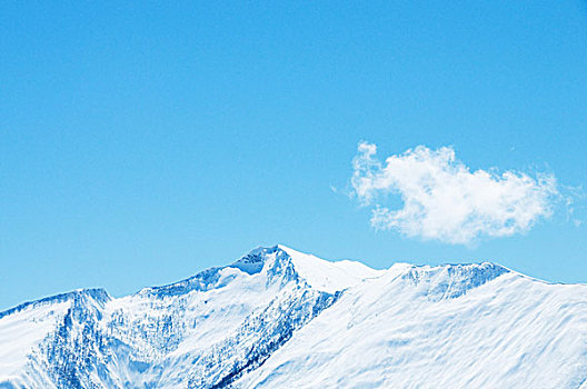 高山,雪