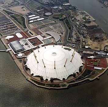 航拍,千禧年,圆顶,格林威治,伦敦,2000年,艺术家,摄影师
