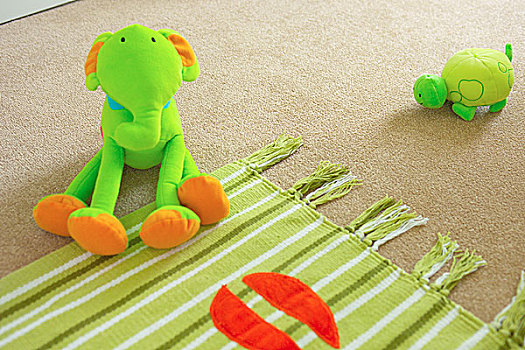 孩子,玩具,条纹,地毯