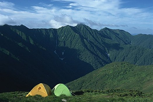 帐蓬,山峰