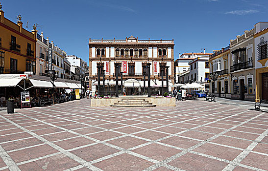 广场,索科罗镇,隆达,安达卢西亚,西班牙