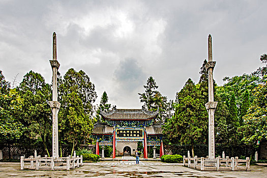 勉县,武侯祠,牌坊