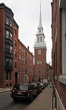 美国马萨诸塞州波士顿的旧北区教堂