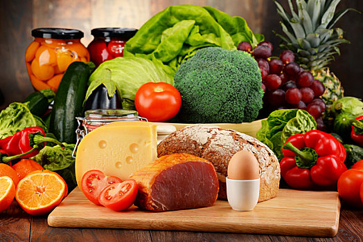 有机食品,蔬菜,水果面包,乳业,肉