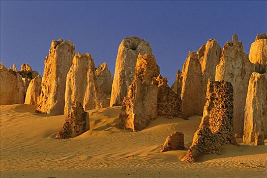 尖峰石阵,荒芜,南邦国家公园,西澳大利亚,澳大利亚