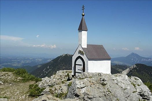 小,小教堂,顶峰,巴伐利亚