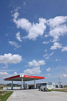 内蒙古科尔沁右翼前旗草原加油站