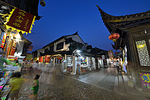 南翔古镇夜景图片