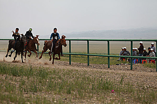 哈萨克族速度赛马