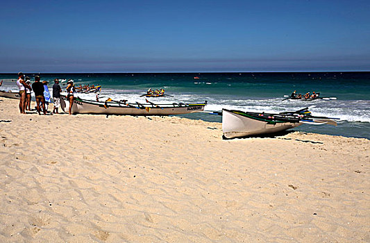 海浪,生活,竞争,船,斯卡伯勒,海滩,西澳大利亚州,澳大利亚