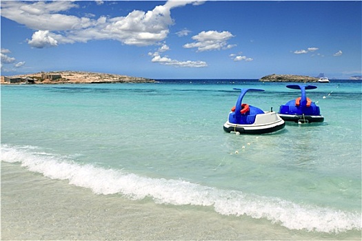 福门特拉岛,海滩,青绿色,地中海