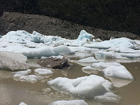 融化的冰川