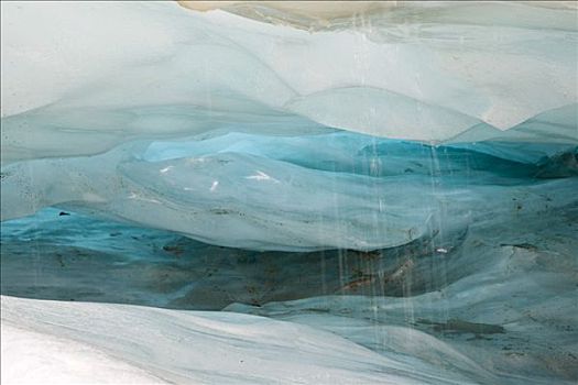 蓝色,冰,冰河,国家公园,陶安,卡林西亚,奥地利