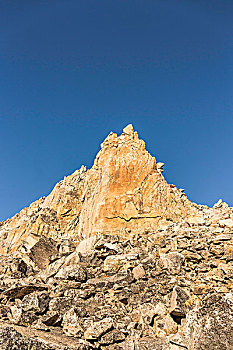 山,顶峰,蓝天,纳韦尔瓦皮,国家公园,里奥内格罗,阿根廷