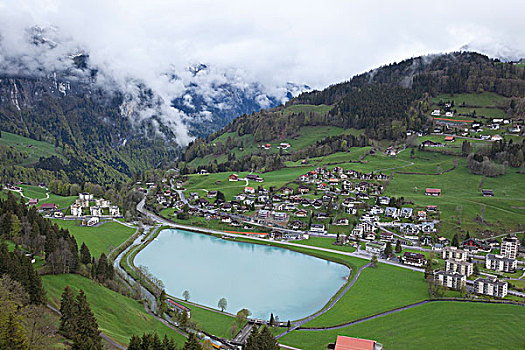 瑞士铁力士峰雪山