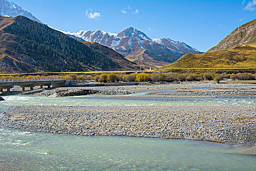 黑河流经祁连山自然保护区油葫芦分区