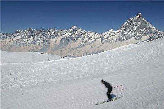 高山滑雪,仰视,马塔角,沃利斯,瑞士,风景,意大利,阻碍,褐色,烟雾