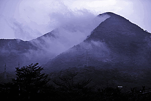 高山云雾