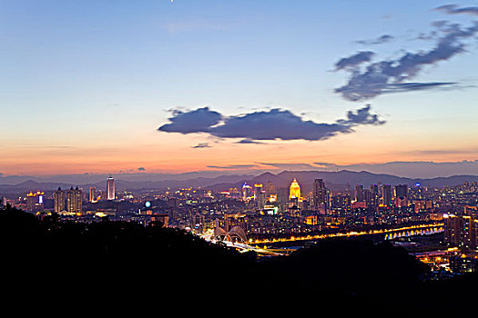 江门,城市,夜景