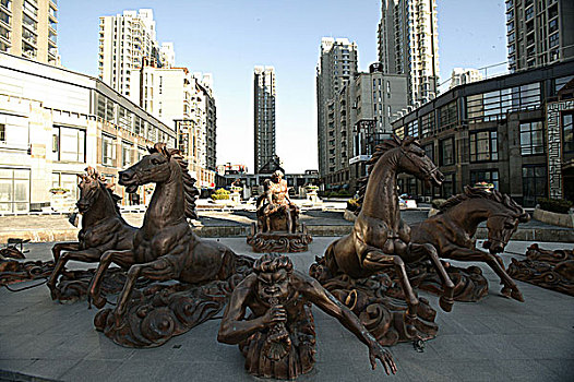 天津小区雕塑