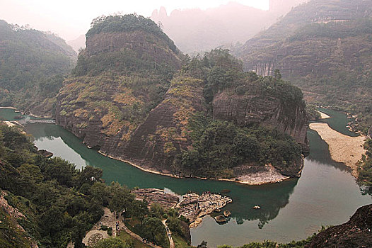 武夷山天游峰全景