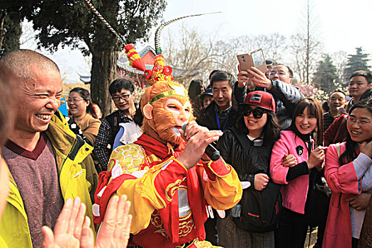 热闹的南京国际梅花节
