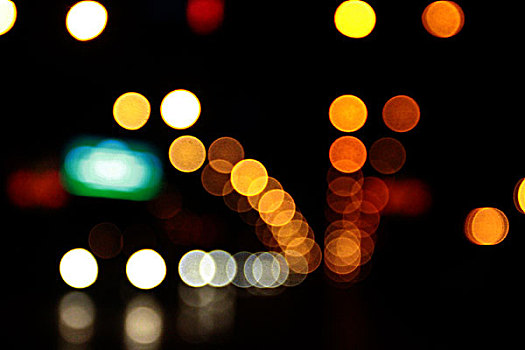 路灯,车灯,抽象,街道,图案