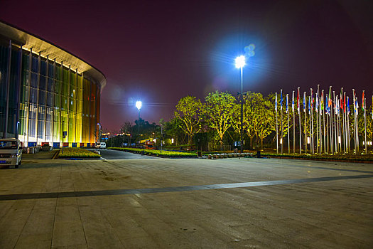 国家会展中心夜景