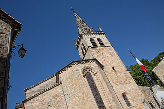 教堂,乡村,法国南部