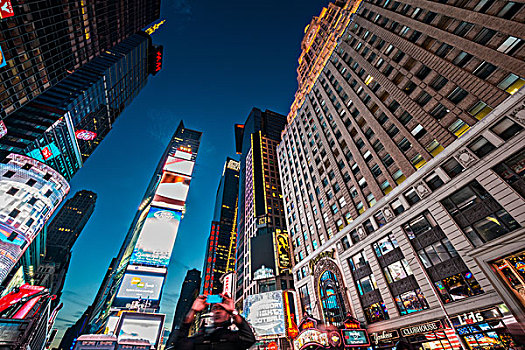 纽约,美国,十二月,时代广场,市区,曼哈顿