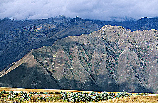 秘鲁,印加,山谷,乌鲁班巴河谷,风景
