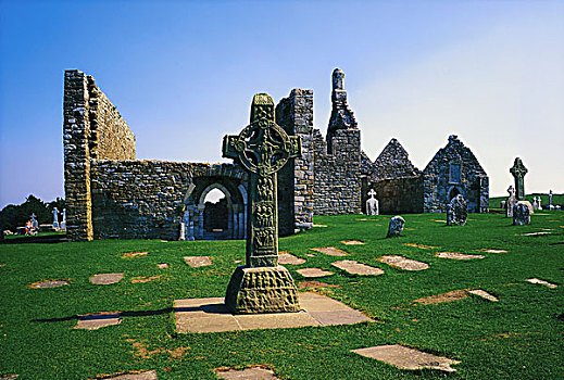 爱尔兰,西部,十字架,宗教经文