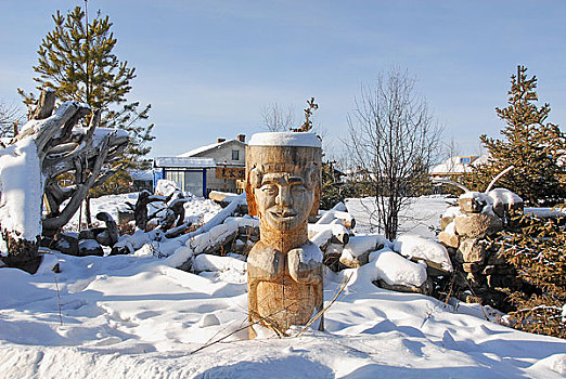北极人家木雕