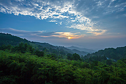 莫干山的晨曦